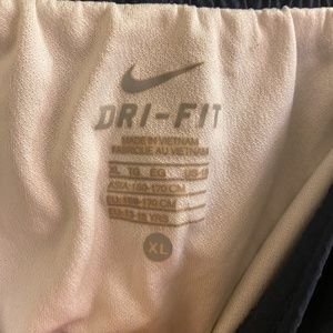 Women’s Blue & White Nike Shorts, Kids XL worn as Adult small